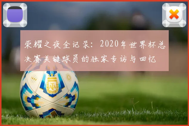 荣耀之夜全记录：2020年世界杯总决赛关键球员的独家专访与回忆